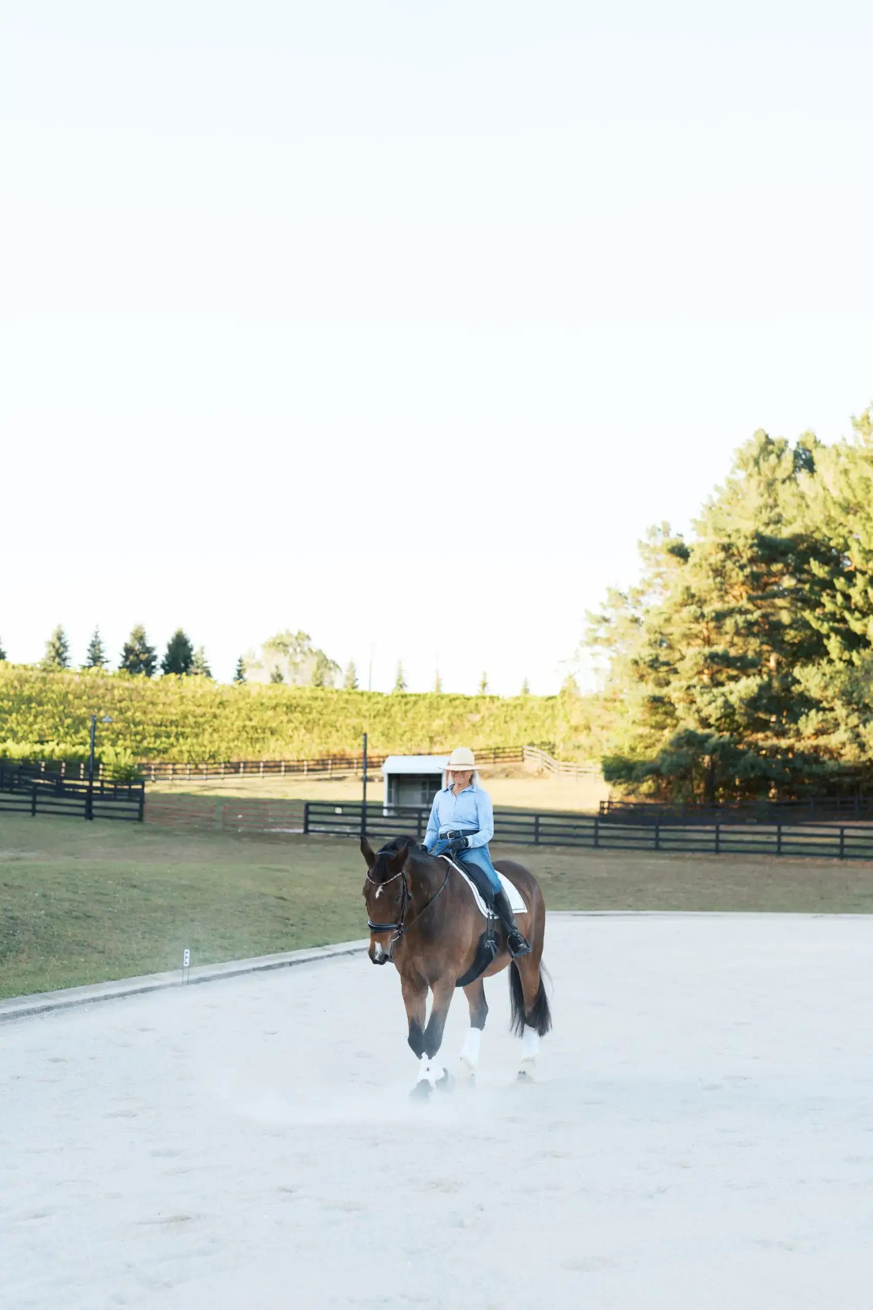 Stables at Black Star Farms 1 Interior with a gray chair and a black table.