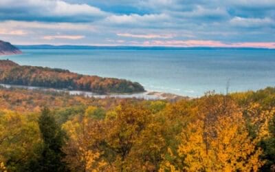 A Scenic Fall Drive to Sleeping Bear Dunes